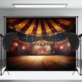 Lofaris Red Circus Stage Interior Photography Backdrop